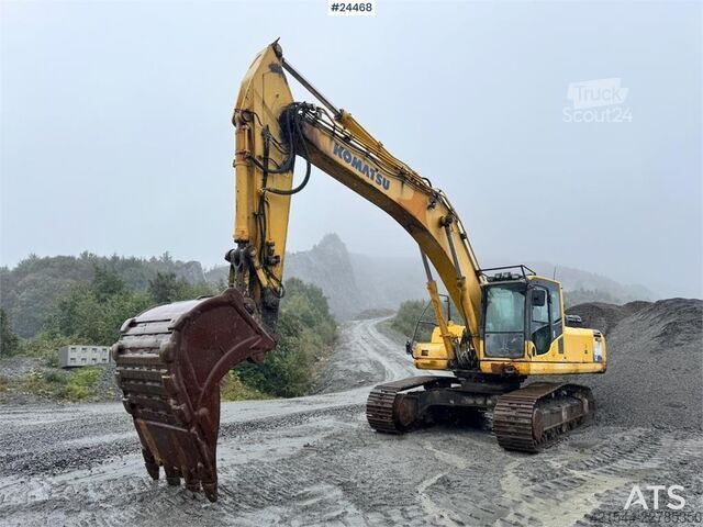ķēžu ekskavators Komatsu PC350LC-8 Excavator w/ Digging Bucket WATCH VIDEO