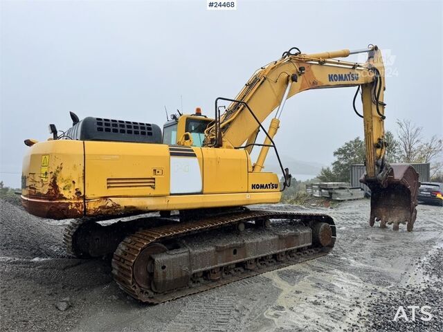 ķēžu ekskavators Komatsu PC350LC-8 Excavator w/ Digging Bucket WATCH VIDEO