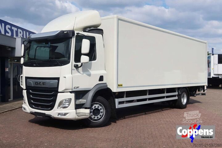 Box body DAF CF 290 Bak+Klep Dhollandia 2.000 kg
