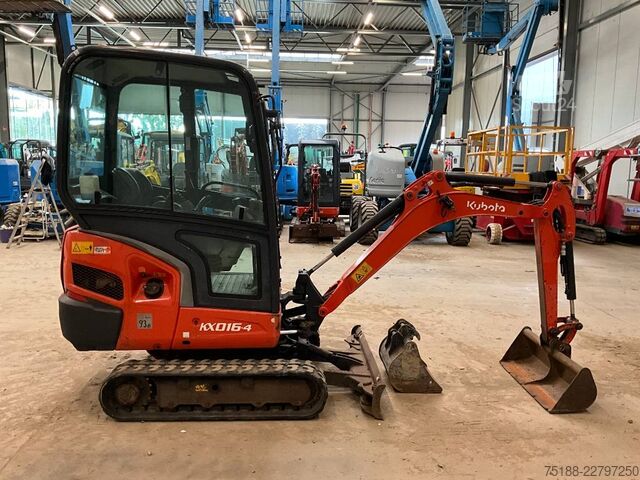 Minikaivinkone Kubota KX 016-4