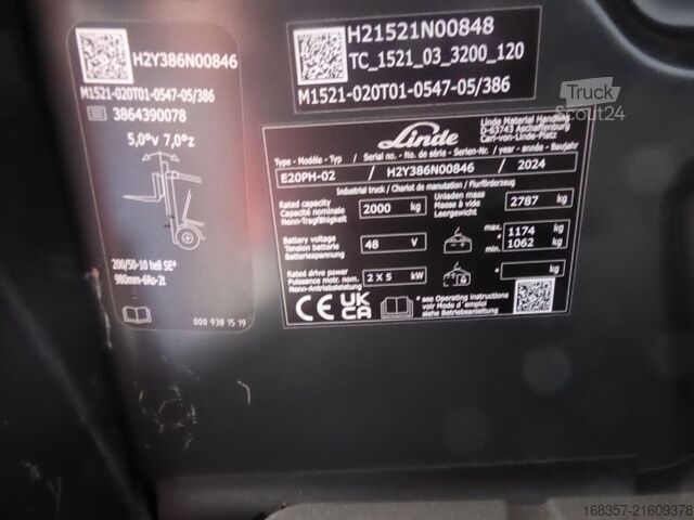 Frontgaffeltruck Linde E20PH-02