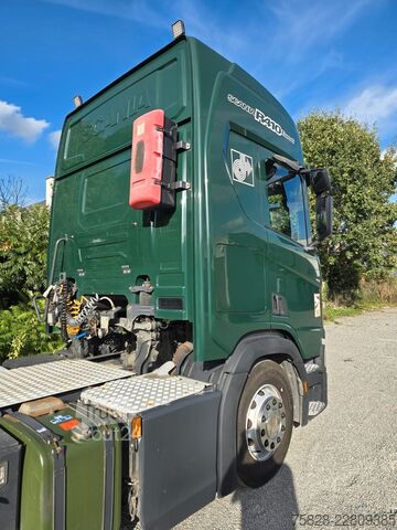 Tracteur routier standard SCANIA R410 Tacho Gen2 / Blatt-Luft / Bycool