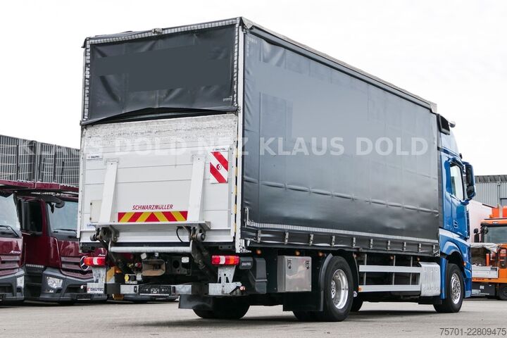 LKW mit Pritsche & Plane MERCEDES-BENZ Actros 1863 Pritsche Plane Retarder LBW Euro 6