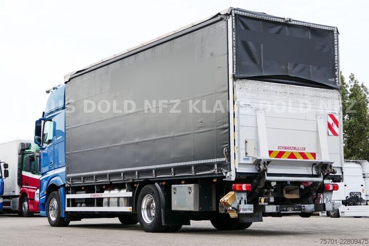 LKW mit Pritsche & Plane MERCEDES-BENZ Actros 1863 Pritsche Plane Retarder LBW Euro 6