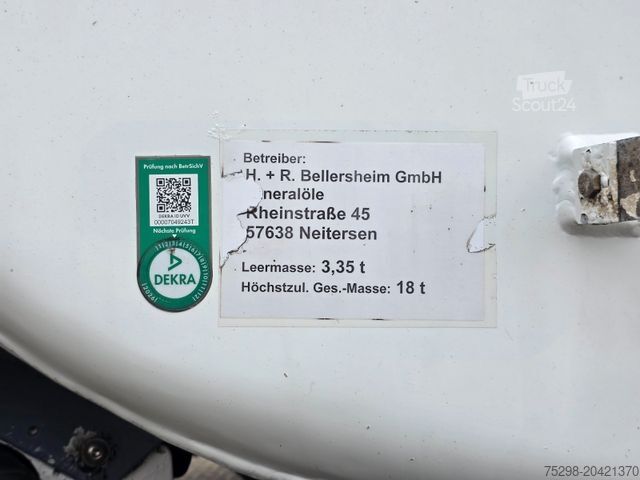 Tankanhänger Esterer , Ulrich TA 18.186 / Alu-Felgen / ADR AT