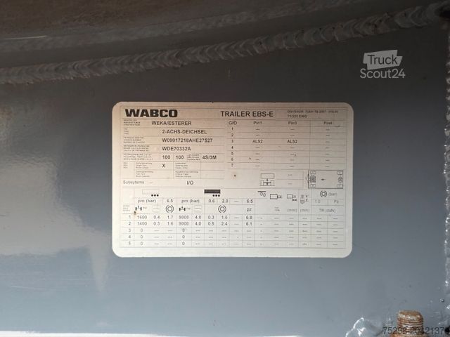 Tankanhänger Esterer , Ulrich TA 18.186 / Alu-Felgen / ADR AT