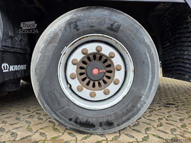 Open oplegger met zeil KRONE SD / Hubdach / EDSCHA / Liftachse