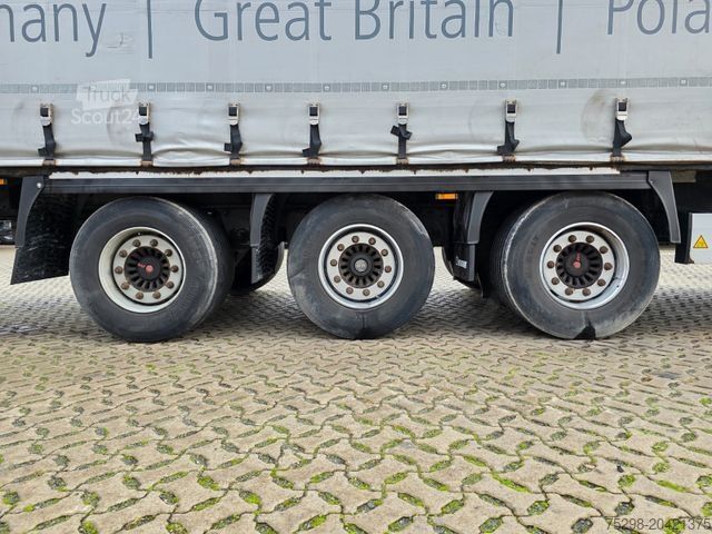 Open oplegger met zeil KRONE SD / Hubdach / EDSCHA / Liftachse