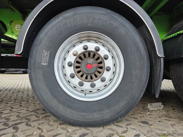 Auflieger mit Pritsche & Plane BERGER SAPL24 / Coilmulde / 5.560 kg LEERGEWICHT