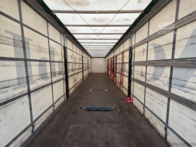 Auflieger mit Pritsche & Plane BERGER SAPL24 / Coilmulde / 5.450 kg Leergewicht