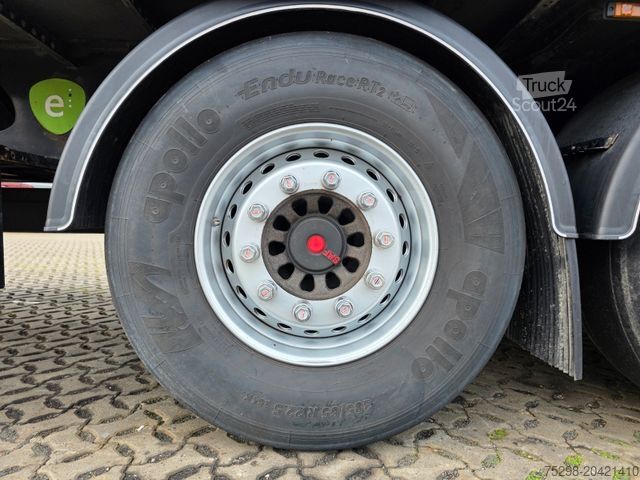 Auflieger mit Pritsche & Plane BERGER SAPL24 / Coilmulde / 5.450 kg Leergewicht