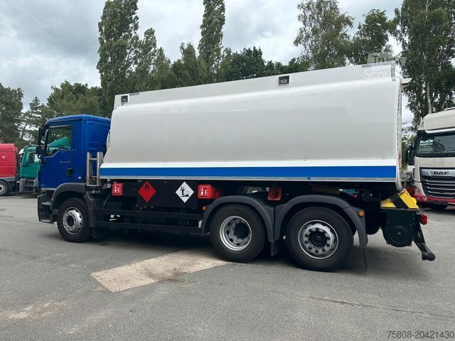 Tankbil MAN TGM 26.320 Rohr 21.000L Oben/unten Funk Lenk
