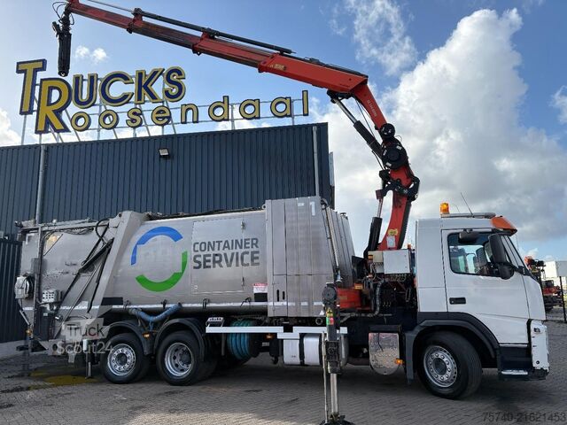 Tovornjak z žerjavom Volvo FM 370 EEV 6X2 + HIAB 244 EP-3 HIPRO + WASH/VAC...