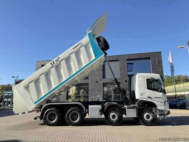 Pašizgāzējs Volvo FMX 500 FMX13 500 8X4 13L Eckige Mulde Kipper
