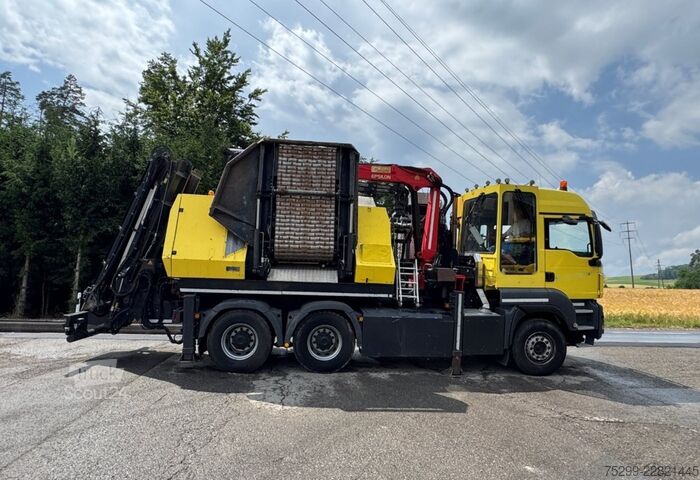 Macara montată pe camion MAN TGS 33.480 6x4 Chippo 5010 / Swiss-Vehicle