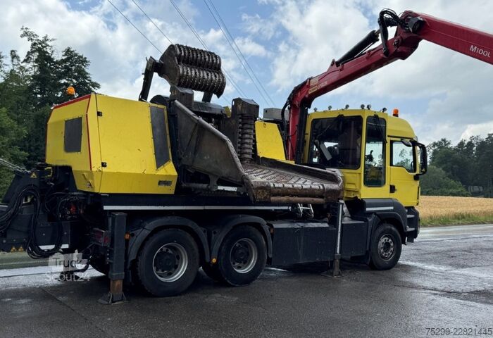 Macara montată pe camion MAN TGS 33.480 6x4 Chippo 5010 / Swiss-Vehicle