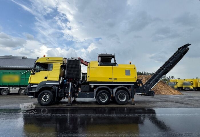 Macara montată pe camion MAN TGS 33.480 6x4 Chippo 5010 / Swiss-Vehicle