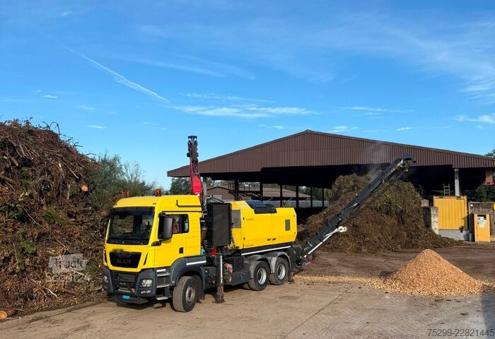 Macara montată pe camion MAN TGS 33.480 6x4 Chippo 5010 / Swiss-Vehicle