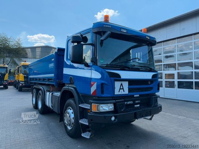 Трехсторонний самосвал SCANIA P 450 6x4 Dreiseitenkipper DAUTEL