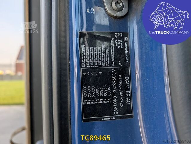 Sliding tarpaulin Mercedes-Benz Antos 1827