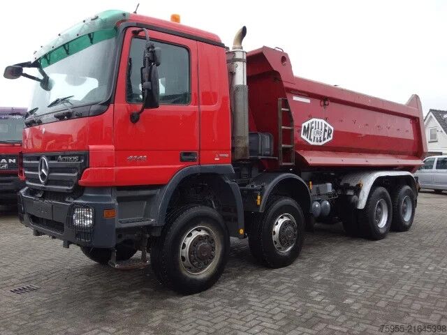Savivartis Mercedes-Benz Actros 4141 MEILLER 20 CUB STEEL KIPPER,8X8