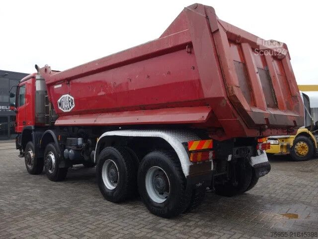 Savivartis Mercedes-Benz Actros 4141 MEILLER 20 CUB STEEL KIPPER,8X8