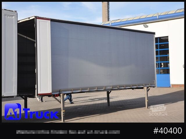 Wechselbrücke mit Pritsche & Plane WECON WPR 782 NVSGA, Jumbo verzinkt, durchladbar