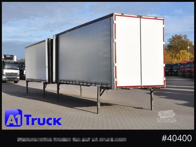 Wechselbrücke mit Pritsche & Plane WECON WPR 782 NVSGA, Jumbo verzinkt, durchladbar