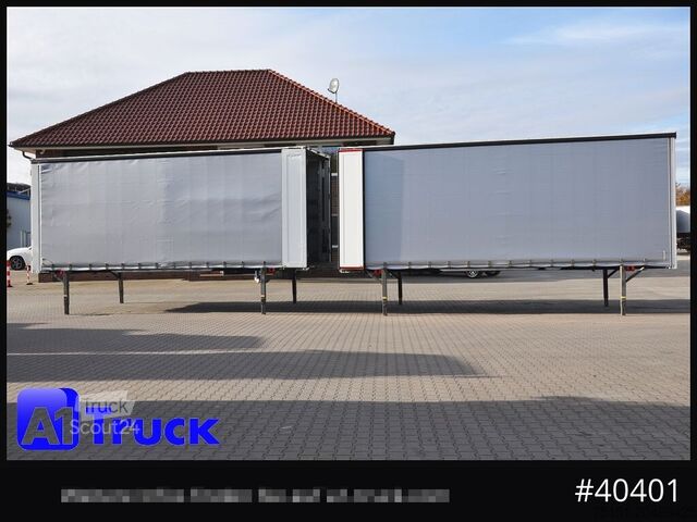 Wechselbrücke mit Pritsche & Plane WECON WPR 782 NVSGA, Jumbo verzinkt, durchladbar