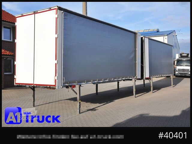 Wechselbrücke mit Pritsche & Plane WECON WPR 782 NVSGA, Jumbo verzinkt, durchladbar