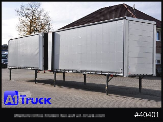 Wechselbrücke mit Pritsche & Plane WECON WPR 782 NVSGA, Jumbo verzinkt, durchladbar