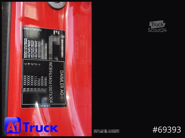 Volume tractor unit MERCEDES-BENZ Actros 1832, Lowliner, 1 Vorbesitzer