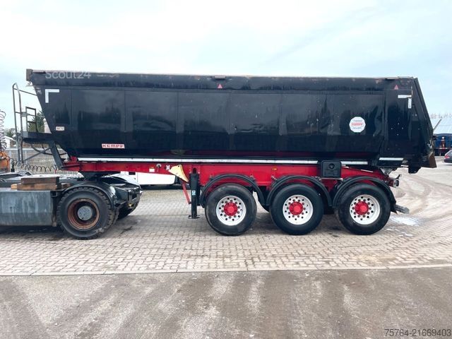 Semirremolque volquete KEMPF ca. 25m³ Thermokippauflieger / Alufelgen