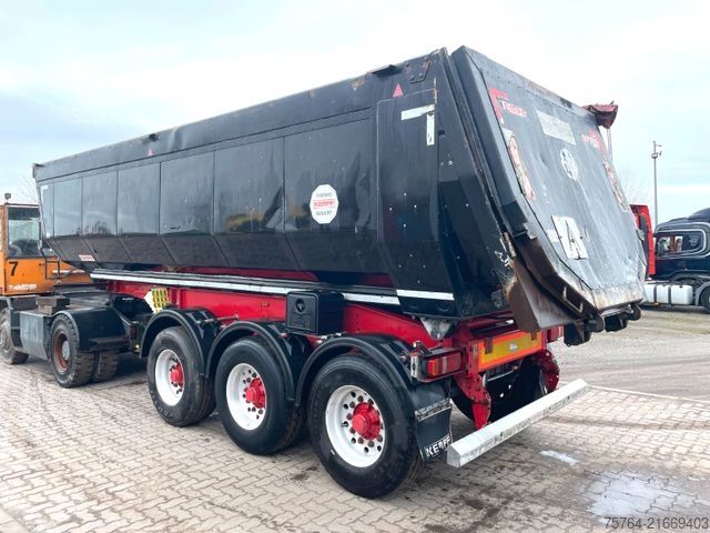 Semirremolque volquete KEMPF ca. 25m³ Thermokippauflieger / Alufelgen