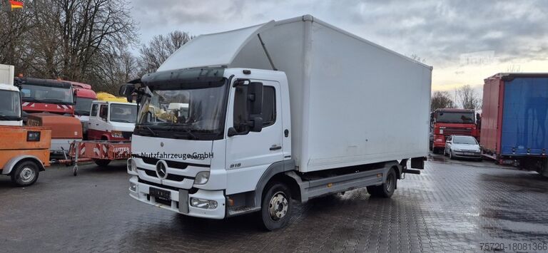 Box van Mercedes-Benz 818L LBW, Luftfederung