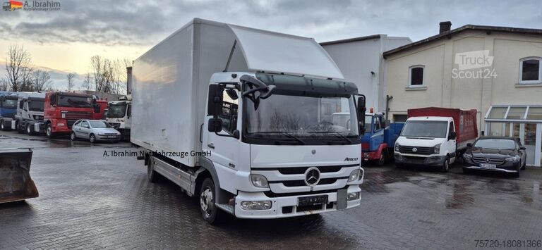 Box van Mercedes-Benz 818L LBW, Luftfederung