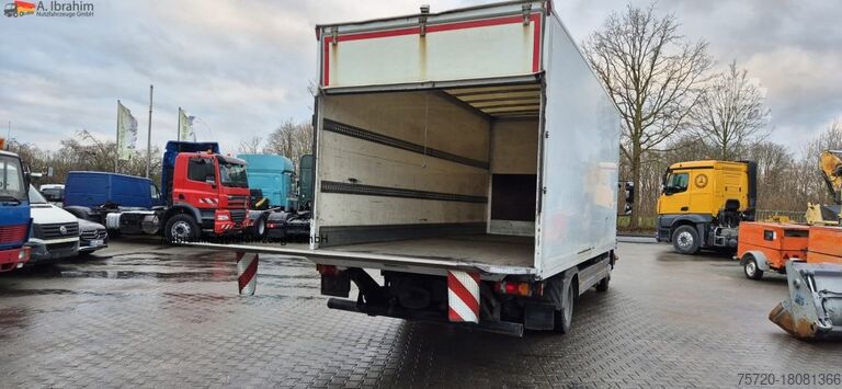 Box van Mercedes-Benz 818L LBW, Luftfederung