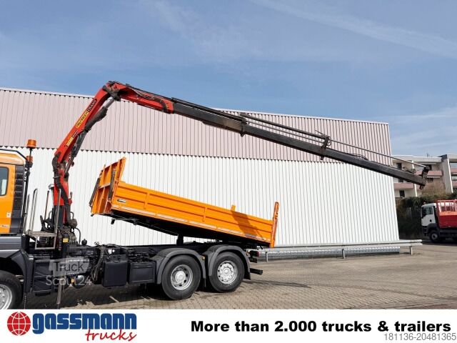Kipper LKW MAN TGS 28.400 6X4-4 BL, Kran,