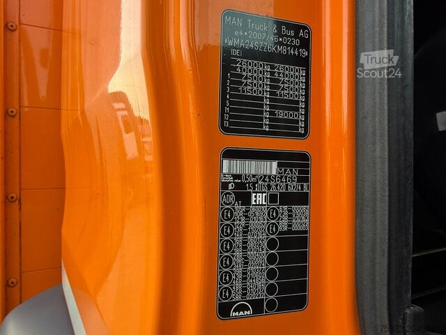 Teherautó platóval (nyitott) MAN TGS 26.420BL/6X2-Vorlauf-Lenk-ADR-284TKM