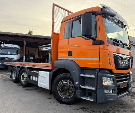 Teherautó platóval (nyitott) MAN TGS 26.420BL/6X2-Vorlauf-Lenk-ADR-284TKM
