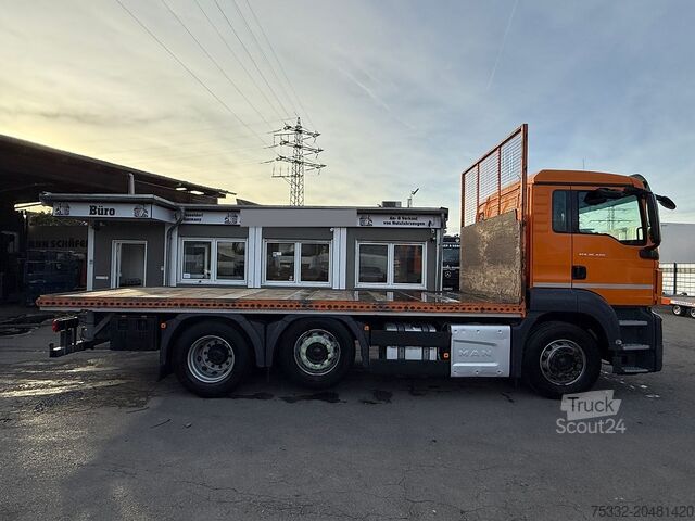 Camion à plateau & bâche MAN TGS 26.420BL/6X2-Vorlauf-Lenk-ADR-284TKM