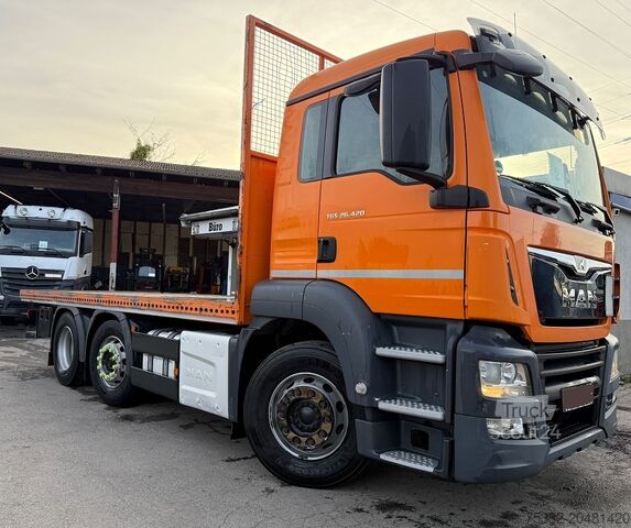 Camion à plateau & bâche MAN TGS 26.420BL/6X2-Vorlauf-Lenk-ADR-284TKM