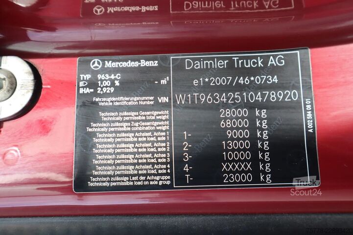 Nehéz teher Mercedes-Benz Actros 2653 | 6X2 | RETARDER | MIRROR CAMS | EU...