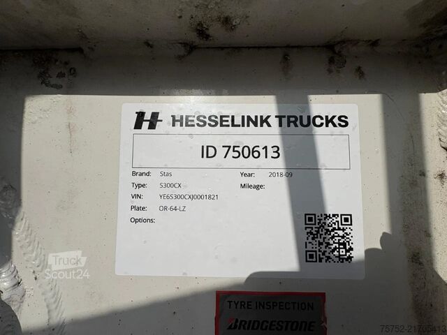 Benne Stas S300CX 58m3 Alcoa Klep/deuren APK/TUV 09-2026