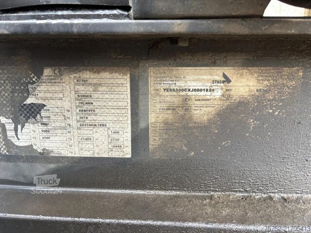 Benne Stas S300CX 58m3 Alcoa Klep/deuren APK/TUV 09-2026