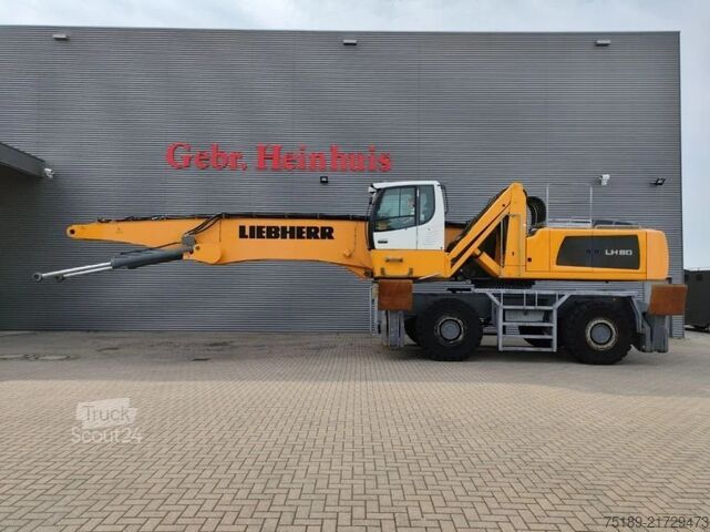Mașină de manipulare a materialelor Liebherr LH 80 M Litronic  Magnetfunction  21.5 meter Boom!
