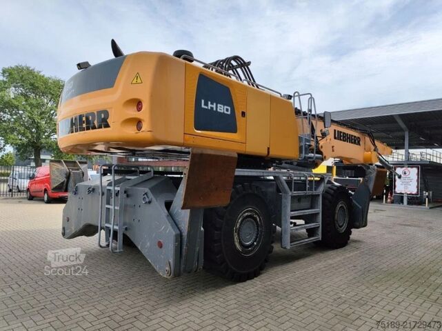 Mașină de manipulare a materialelor Liebherr LH 80 M Litronic  Magnetfunction  21.5 meter Boom!