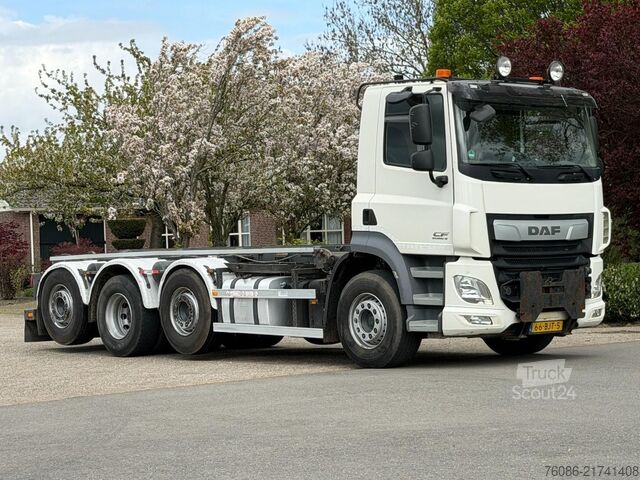 Containertransport (haakarmsysteem) DAF CF 410 FAQ 8x2!!EURO6!!KABELSYSTEEM!!  NL TRUCK