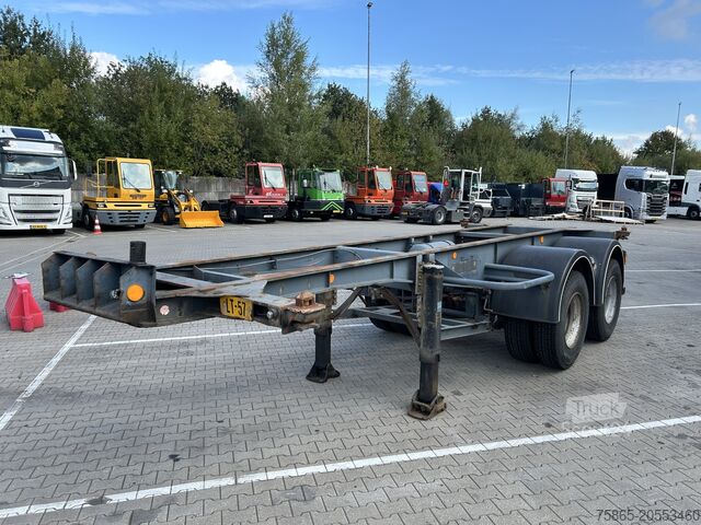 Transport de conteneurs Fruehauf ED 24 / 2 as Blad - Spring / Container 20 FT / ...