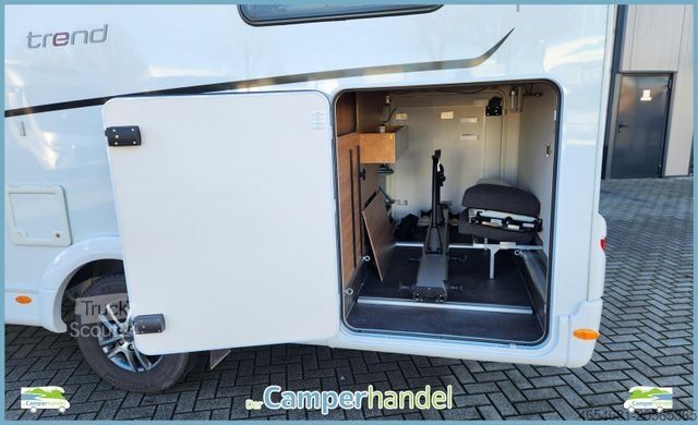 Halvintegreret autocamper DETHLEFFS Trend T 7057 EBL 1.HAND # HCP STÜTZEN#SOLAR#TOP